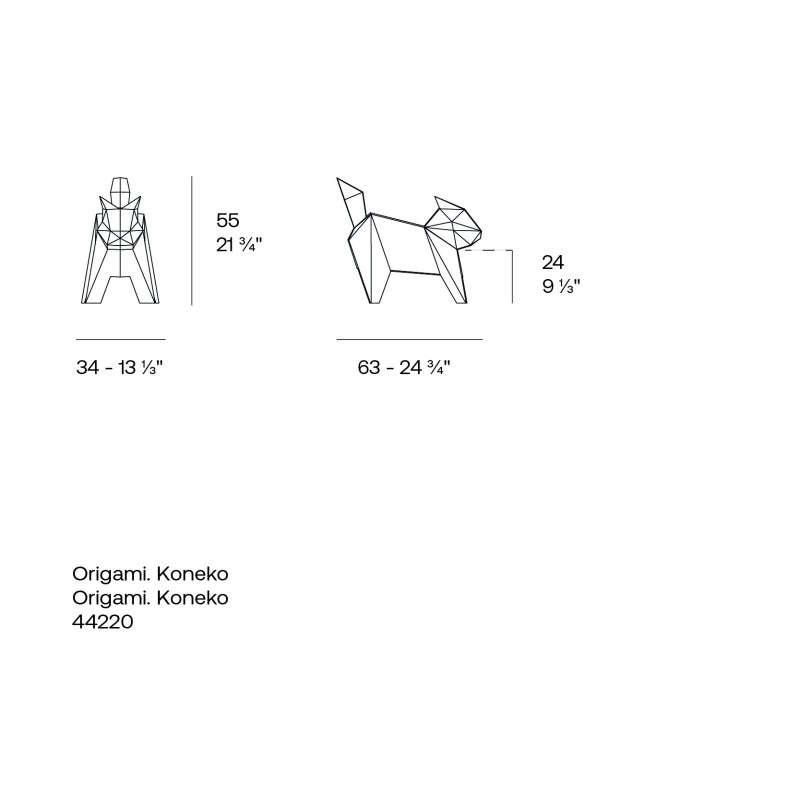Origami Koneko Cat de Vondom - Montiel