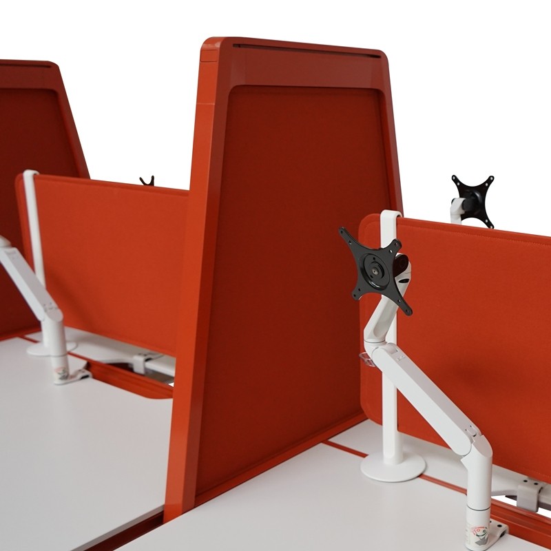 Multipuesto Alto Terracota 6 Puestos de Steelcase | Montiel