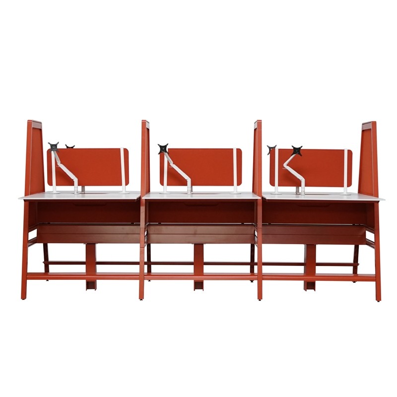 Multipuesto Alto Terracota 6 Puestos de Steelcase | Montiel