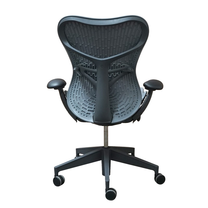 Silla Elevable Giratoria Gris Mirra de Herman Miller | Montiel