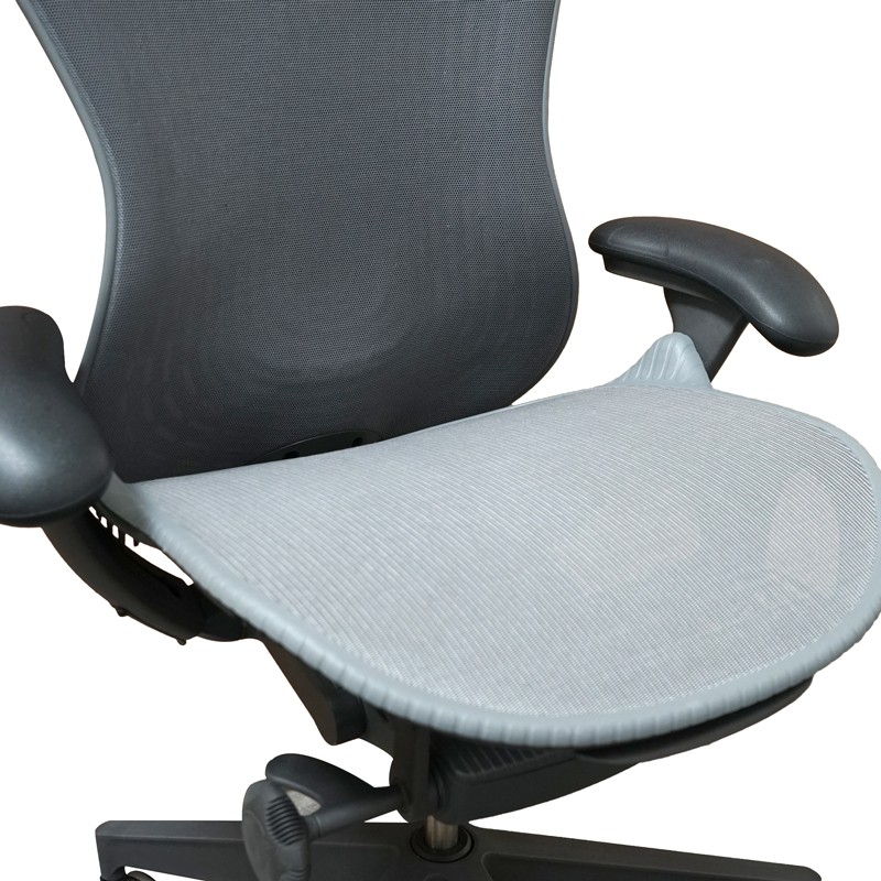 Silla Elevable Giratoria Gris Mirra de Herman Miller | Montiel