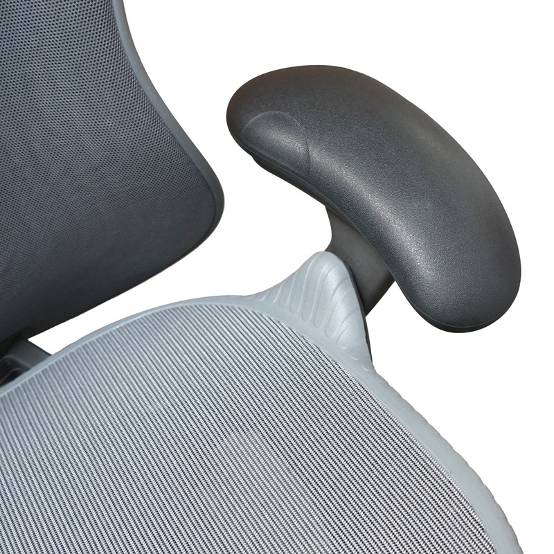 Silla Elevable Giratoria Gris Mirra de Herman Miller | Montiel