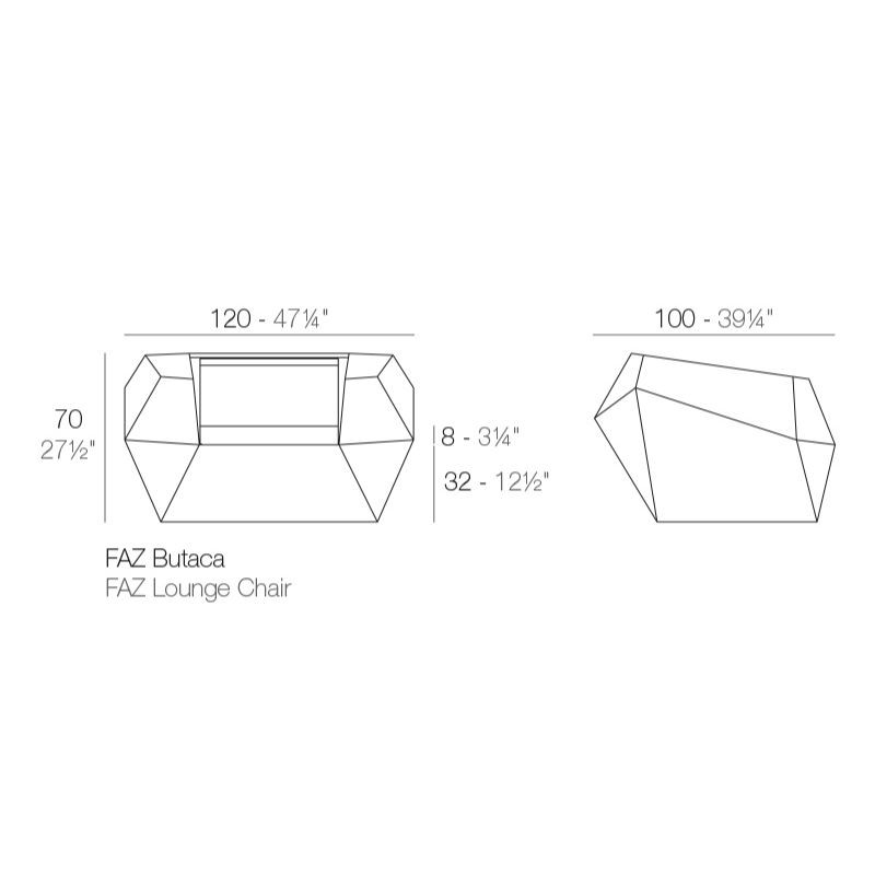 Butaca Faz Lounge de Vondom - Montiel