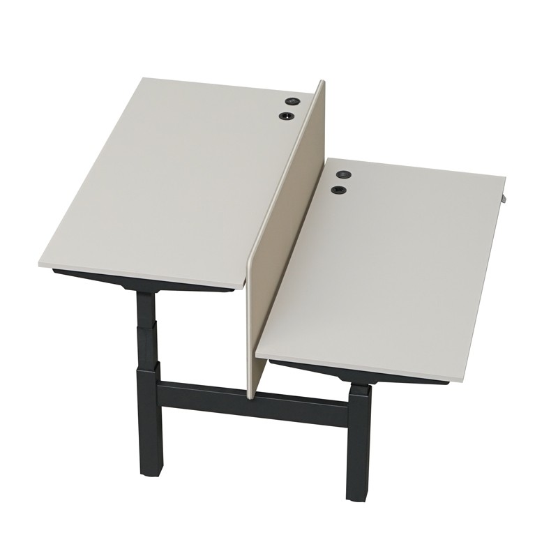 Mesa 2 Puestos con Electrificación de Actiu | Montiel