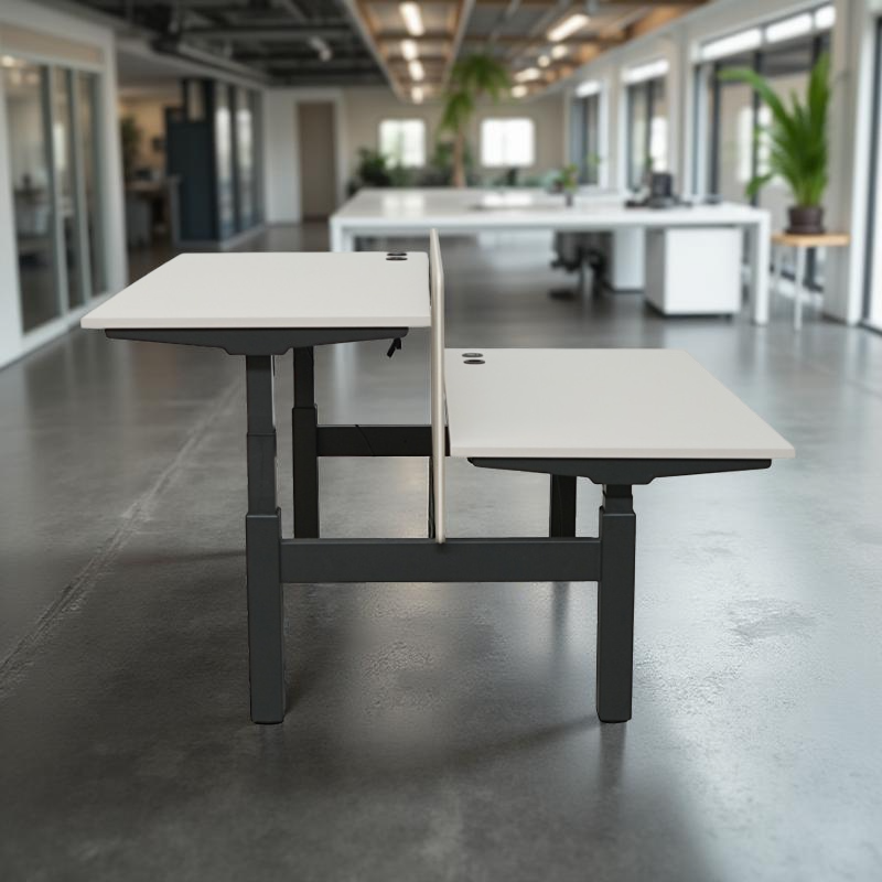 Mesa 2 Puestos con Electrificación de Actiu | Montiel