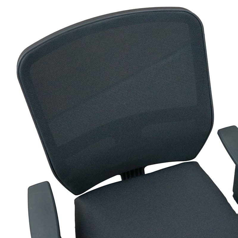 Silla Elevable con Respaldo Negro Colmar MM1714 | Montiel