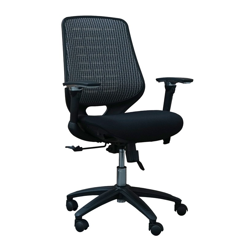 Silla Ergonómica con Malla Blanca de Mobel Linea | Montiel