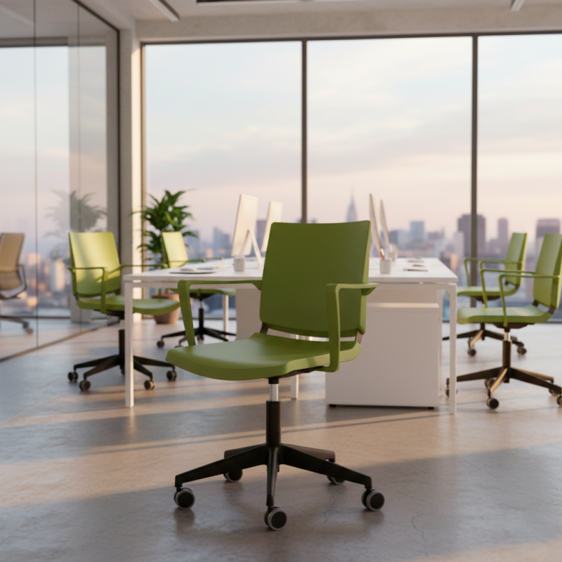 Silla Giratoria Atenea Polipropileno de DileOffice - Montiel