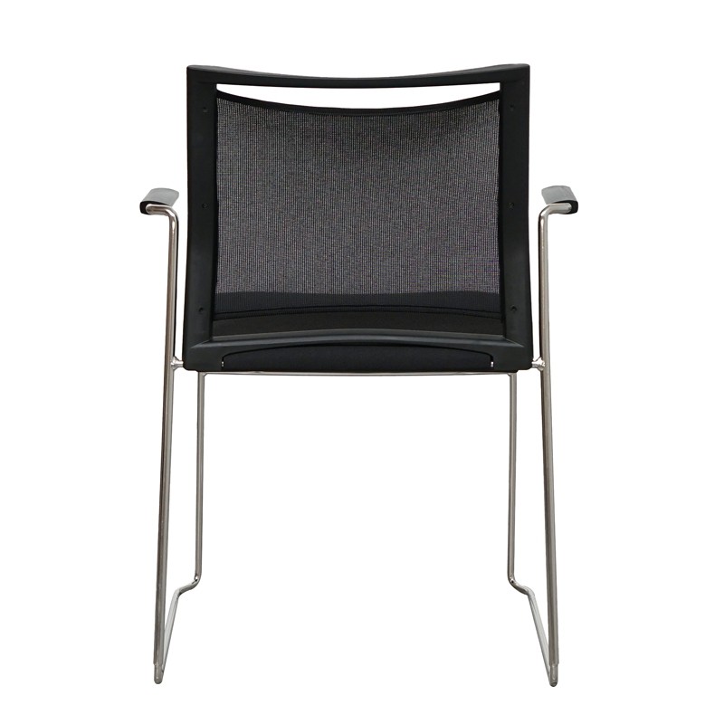 Silla Confidente Respaldo Negro de Luyando System | Montiel