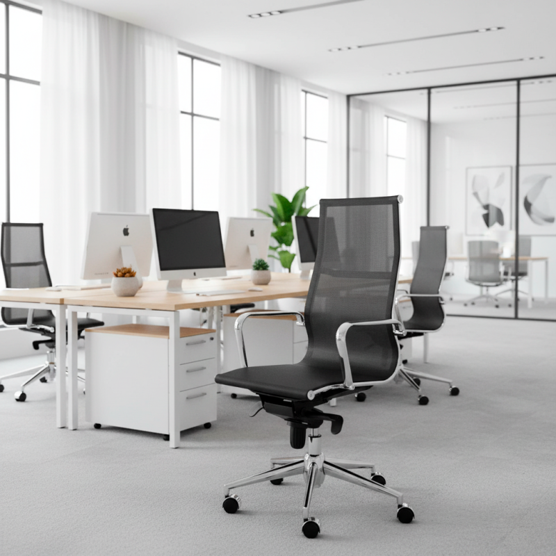 Sillón de Dirección Berlín de Euromof - Muebles Montiel