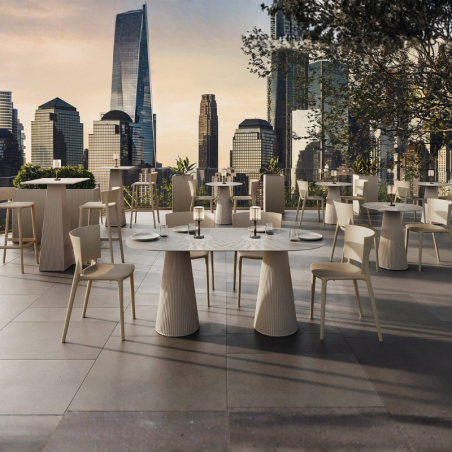 Mesa de Diseño Doble Base Gatsby de Vondom - Montiel