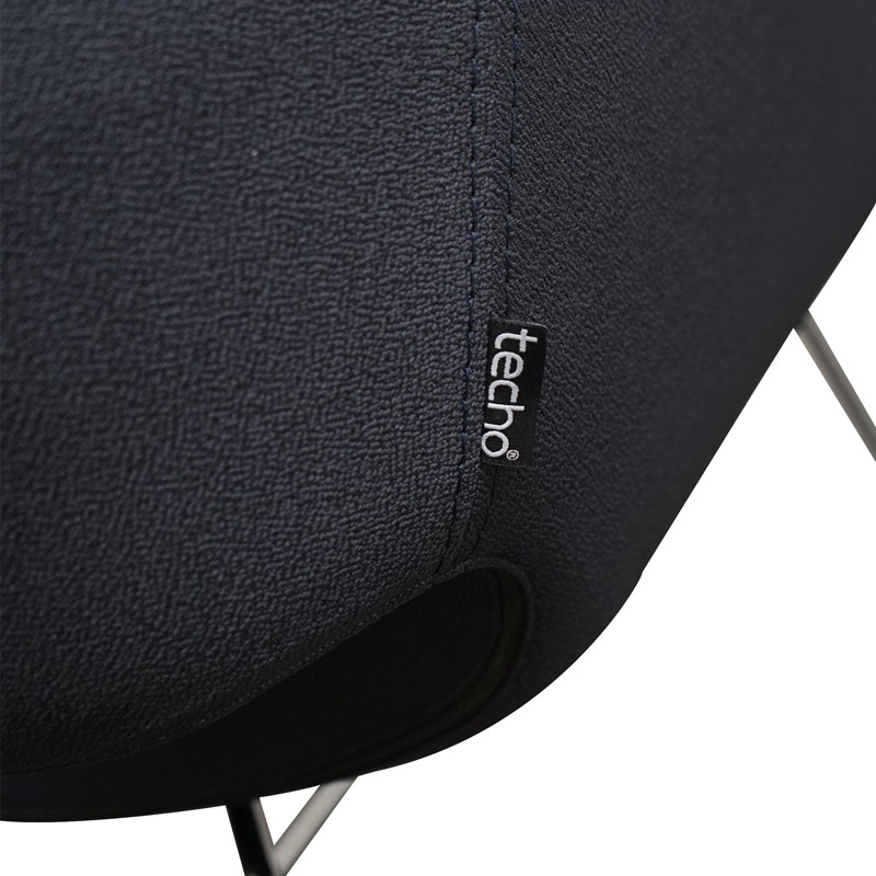 Silla Butaca Confidente en Tela Gris de Techo - Montiel