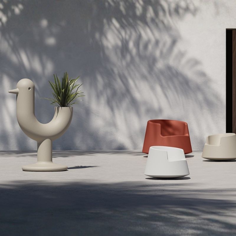 Macetero Peacock de Vondom | Diseño Escultórico - Montiel