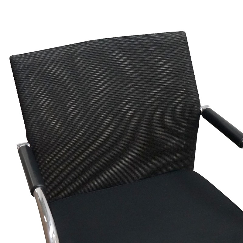 Silla Confidente con Malla Negra de Coinma - Montiel