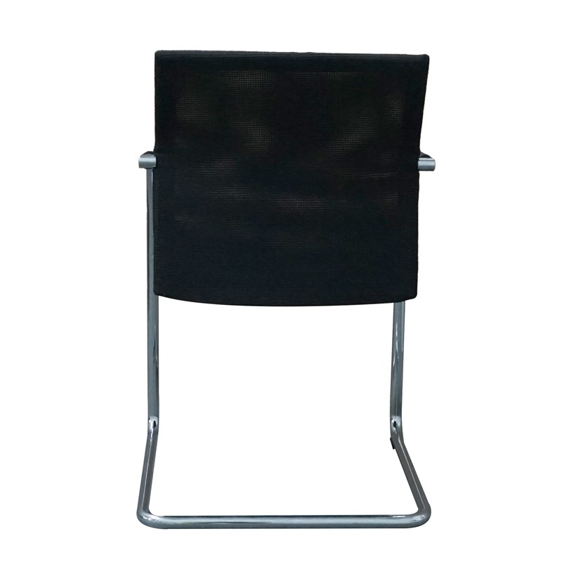 Silla Confidente con Malla Negra de Coinma - Montiel