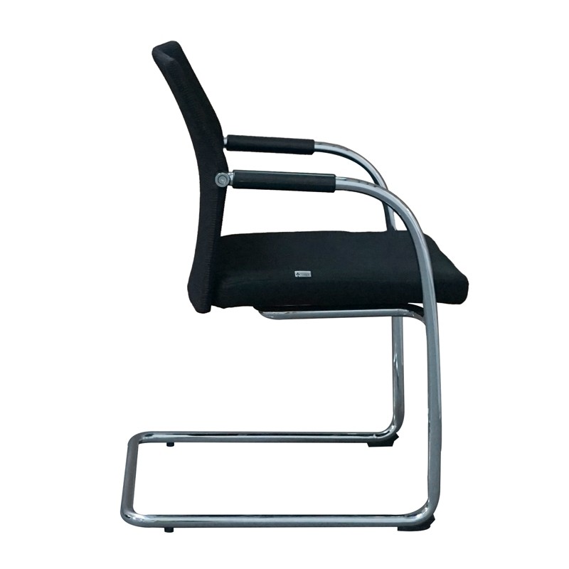 Silla Confidente con Malla Negra de Coinma - Montiel