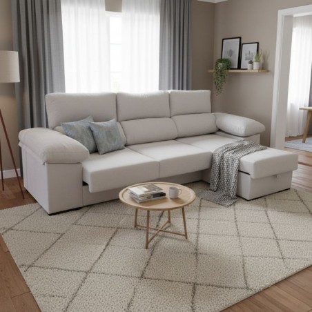 Sofá Chaise Longue Melbourne | Diseño y Confort - Montiel