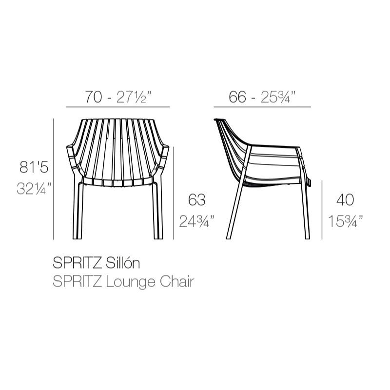 Butaca Spritz de Vondom | Confort y Estilo - Montiel