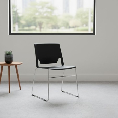 Silla Confidente Gris Oscuro Very de Haworth - Montiel