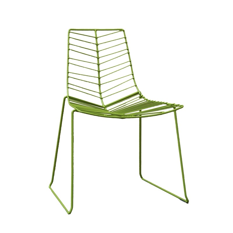 Silla Confidente Verde Leaf Chair de Arper - Montiel