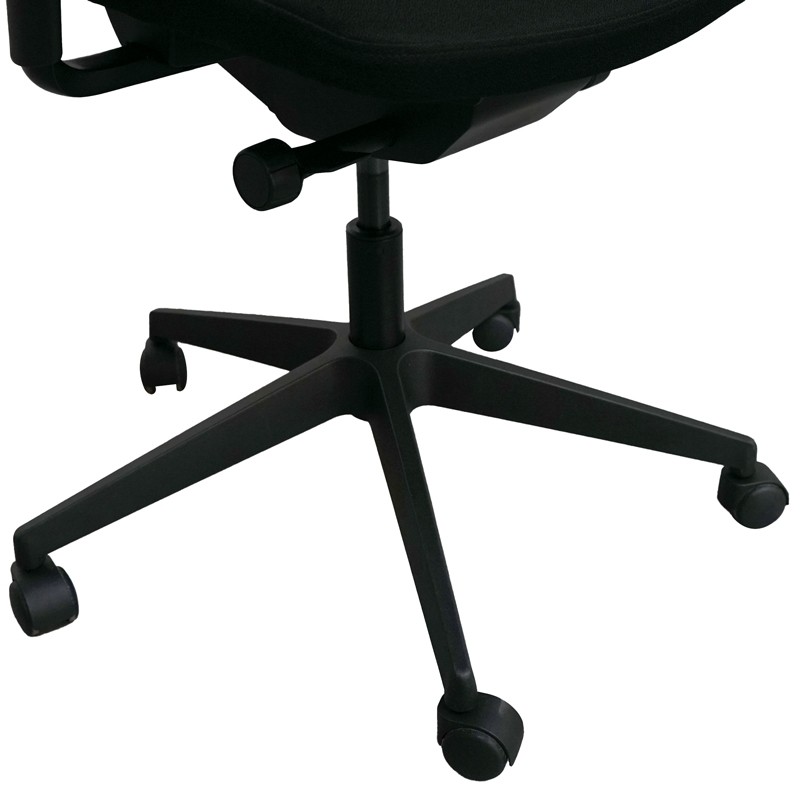 Silla Giratoria Negra Brazos 2D MM1719 - Montiel