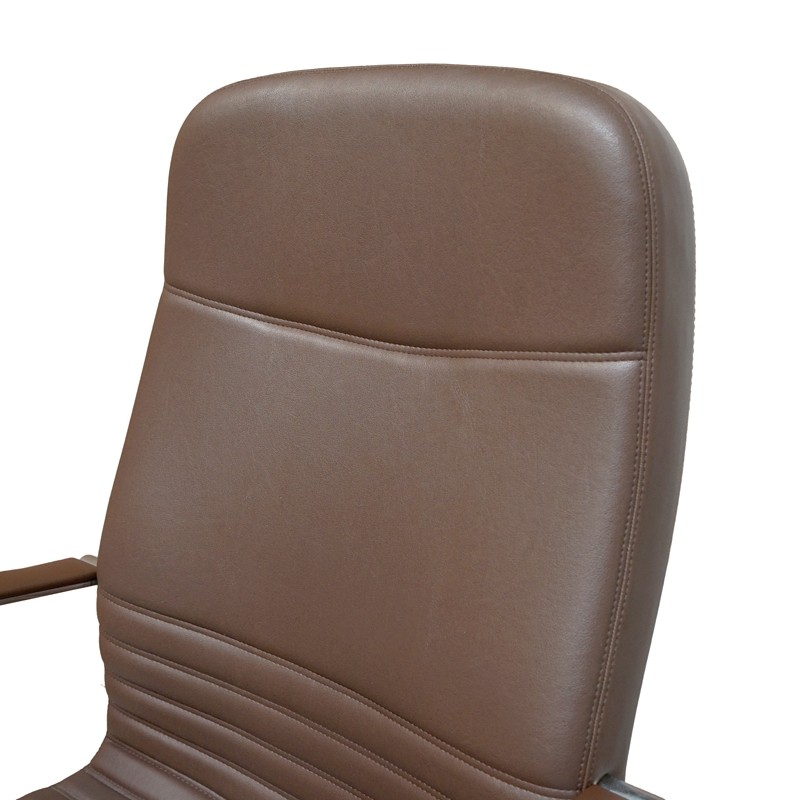 Sillón en Símil Piel Marrón Rocco de Franch - Montiel