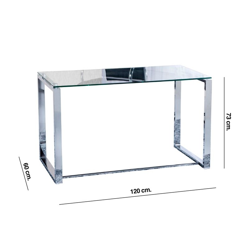 Mesa Cristal de Estudio Benetto  - Montiel