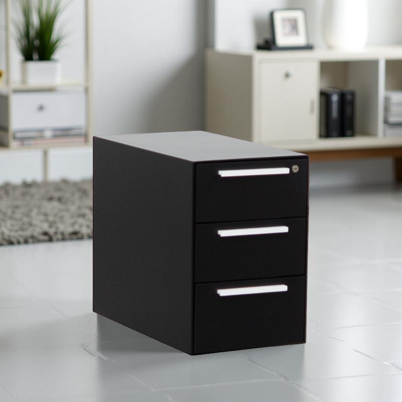 Cajonera 3 cajones Metálica Negra de Steelcase - Montiel