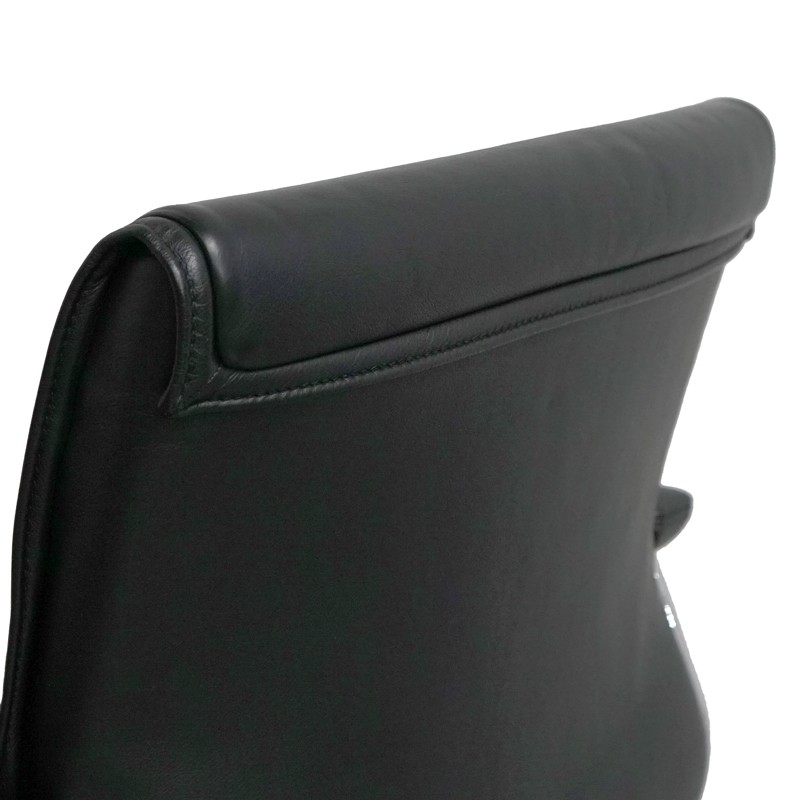 Sillón Piel con Base Cromada de Wilkhahn - Montiel