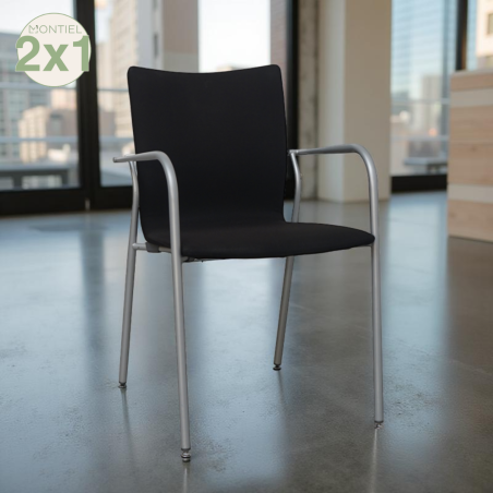 Silla 4 Patas Metálicas y Tapizado Personalizable de Actiu - Montiel