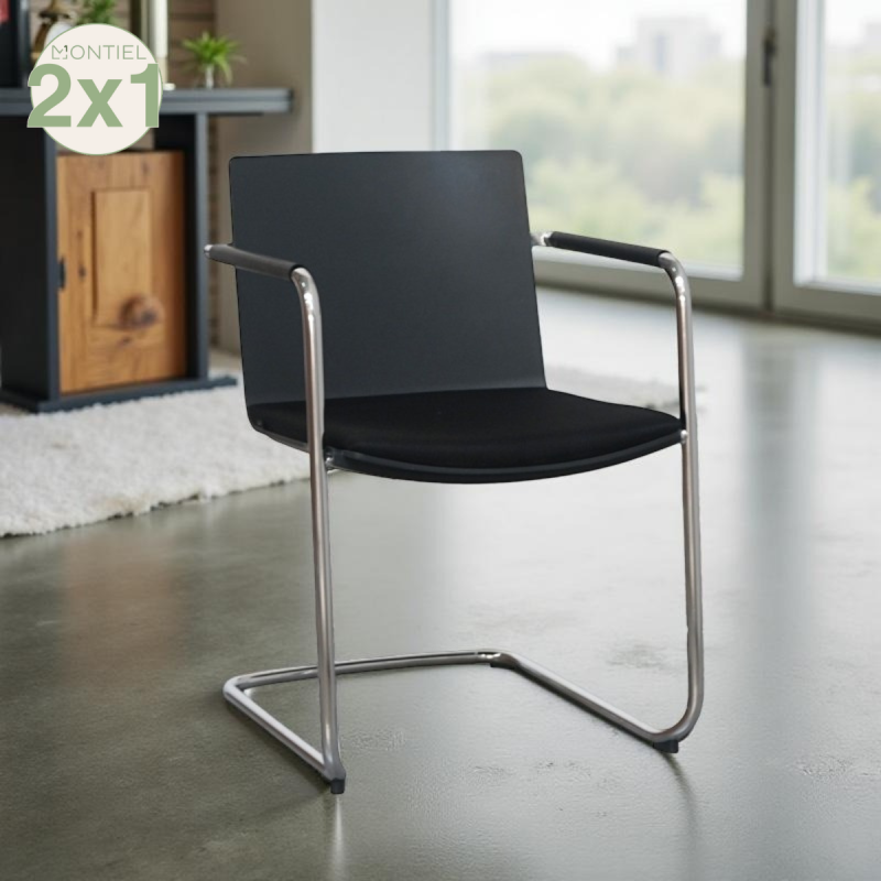 Silla para salas de Espera Base Patín de Wilkhahn - Montiel