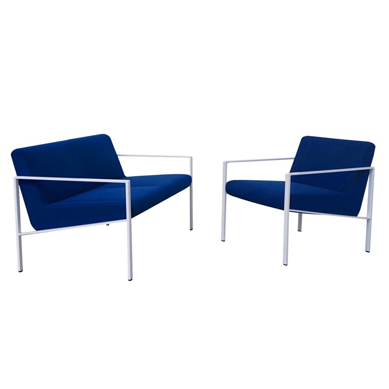 Juego Sofá y Sillón con Patas Blancas MM1721 - Montiel