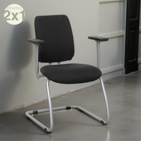 Silla confidente para salas de espera MM1345 - Montiel