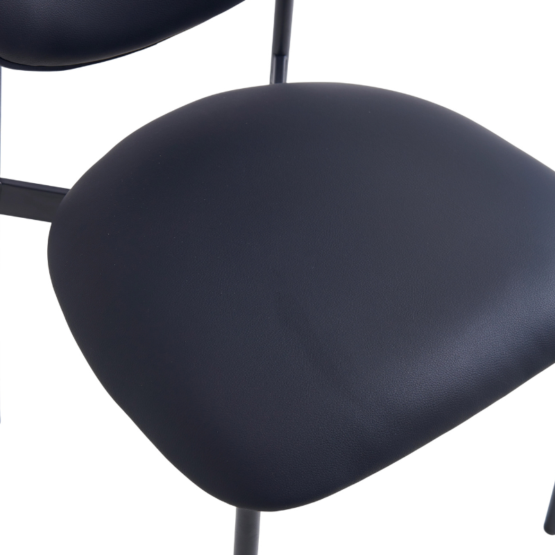 Silla Comedor 4 Patas Negras Mod. Eva - Montiel