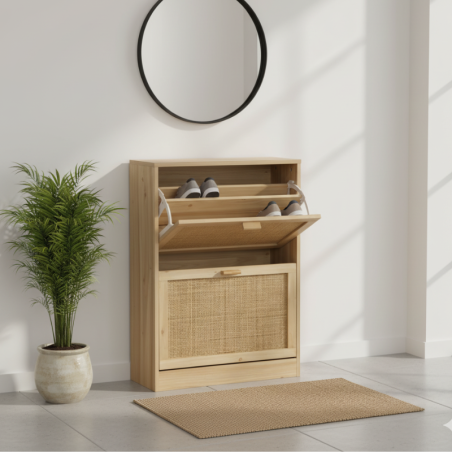 Armario Zapatero Decor Color Pino - Montiel