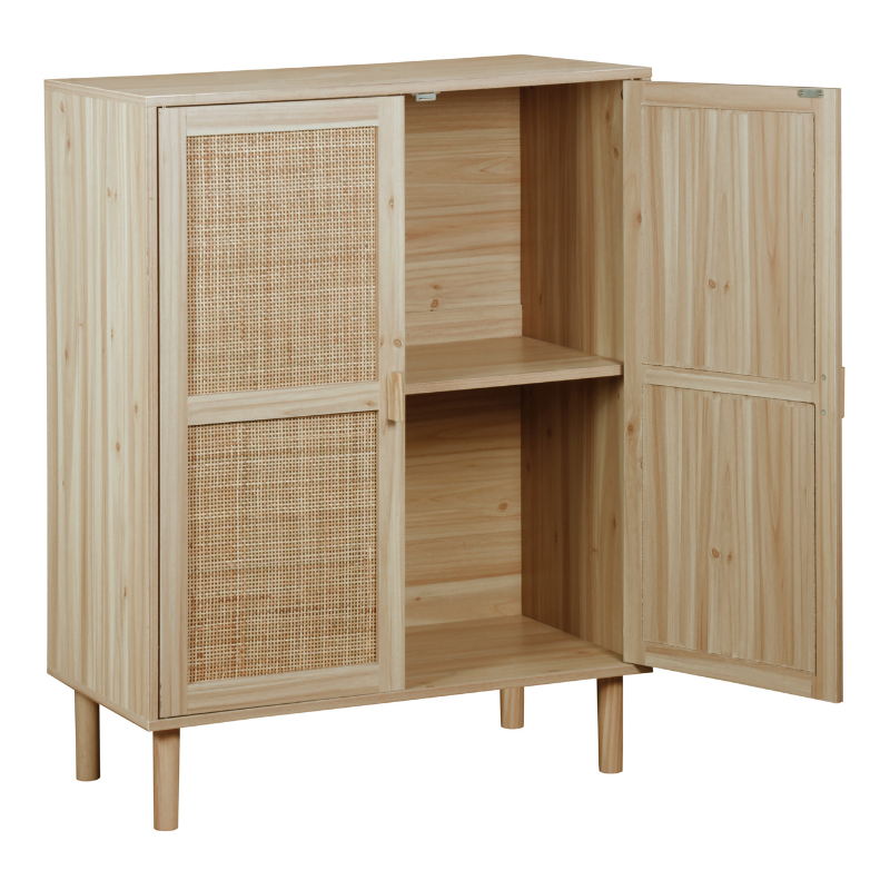 Armario Bajo Decor con Puertas Abatibles - Montiel