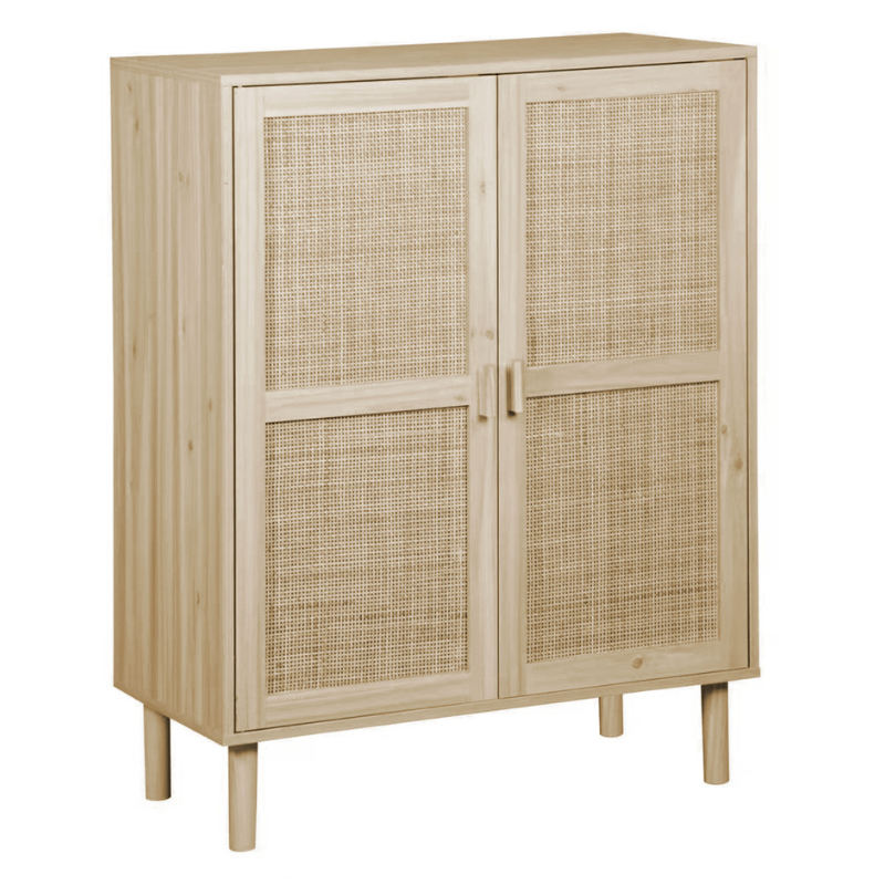 Armario Bajo Decor con Puertas Abatibles - Montiel