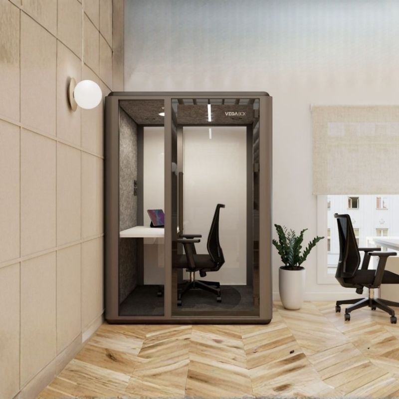 Cabina Oficina Insonorizada Vega Box 2 de Euromof - Montiel