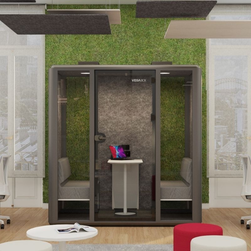 Cabina Oficina para 4 Personas Vega Box 4 de Euromof - Montiel