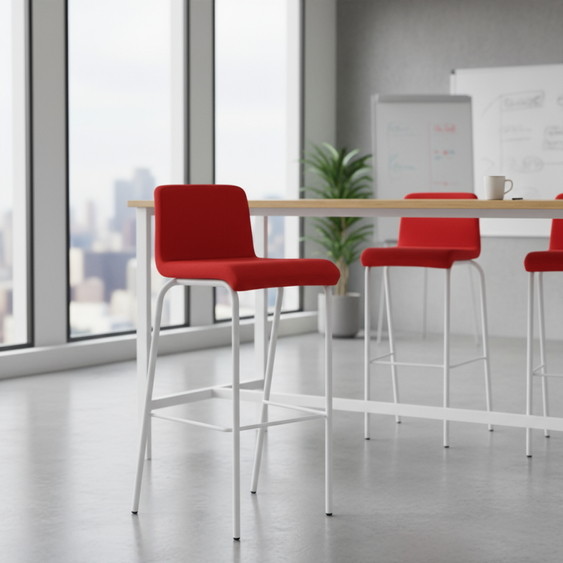 Taburete con Respaldo Bajo de Steelcase - Montiel