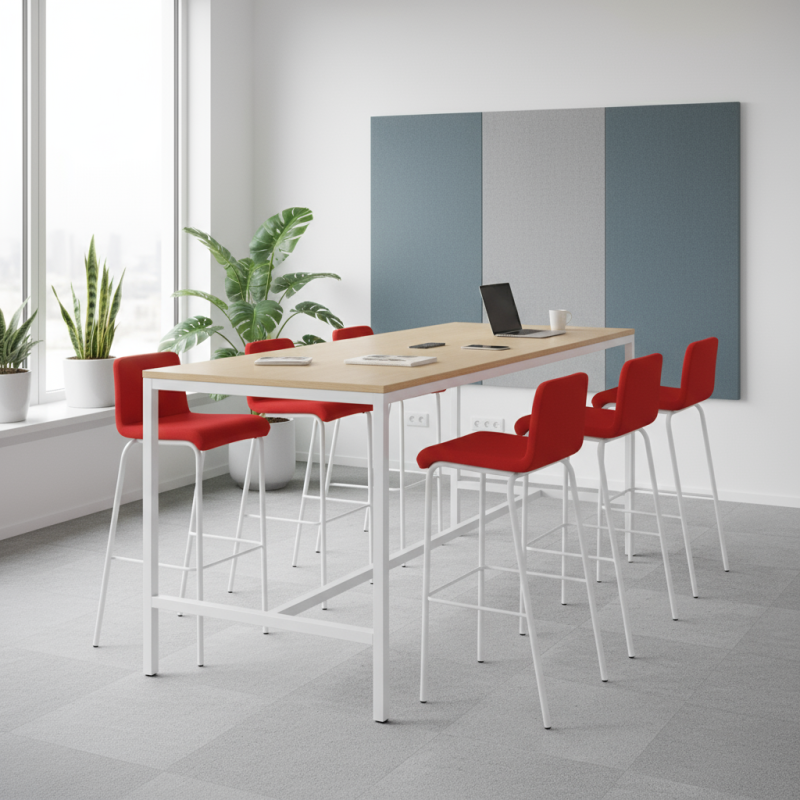 Taburete con Respaldo Bajo de Steelcase - Montiel