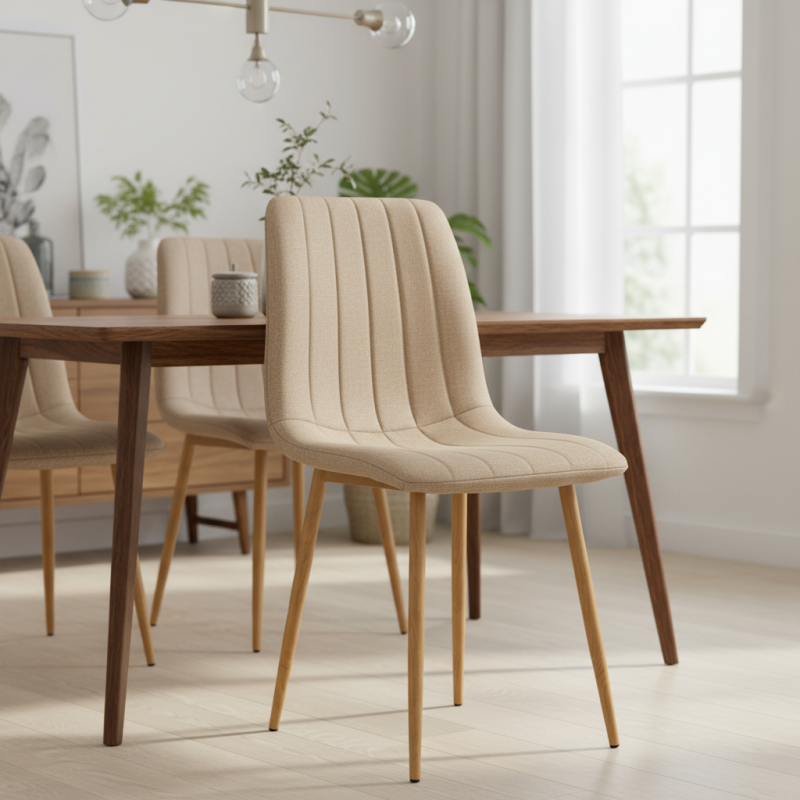 Silla Comedor Tapizado Personalizable Mod. Nails - Montiel