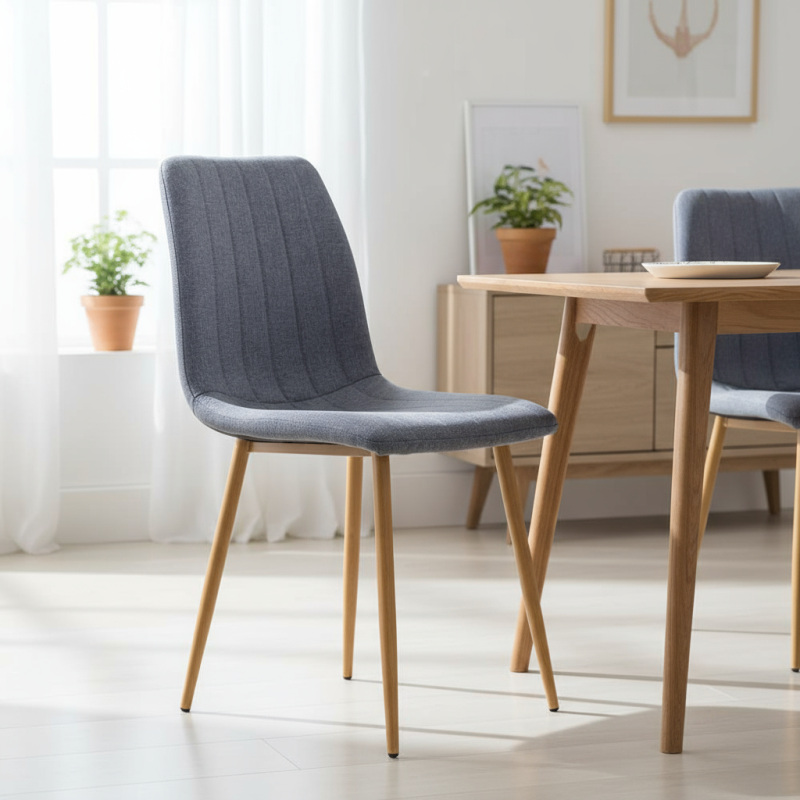 Silla Comedor Tapizado Personalizable Mod. Nails - Montiel