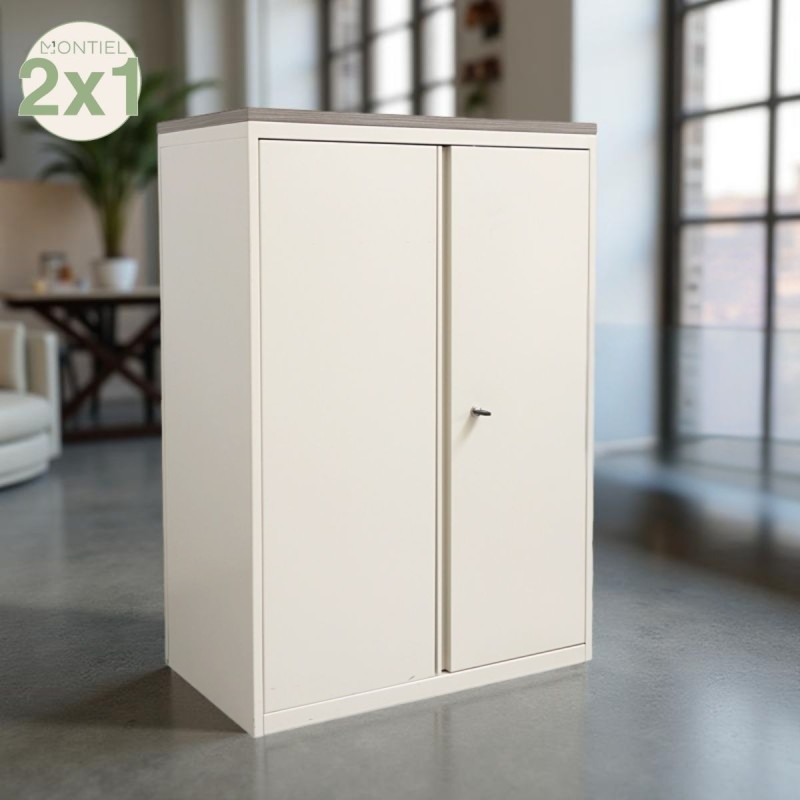 Armario Oficina Metálico 118x80 cm. MM1676 de Montiel