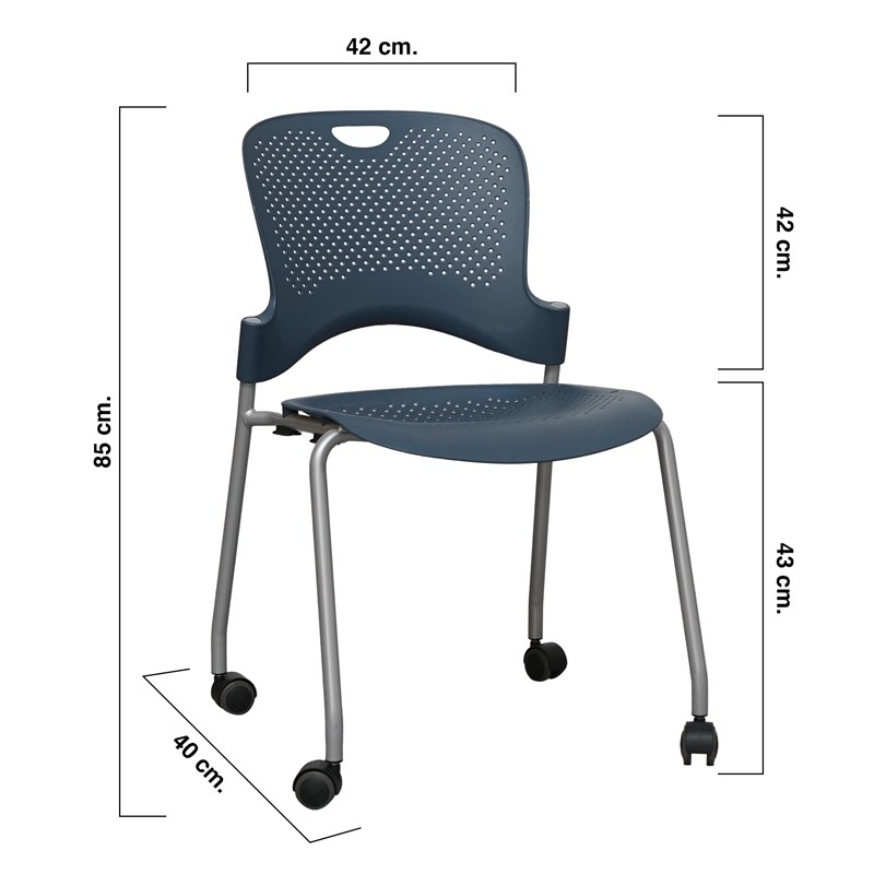 Silla Confidente con Ruedas de Herman Miller - Montiel