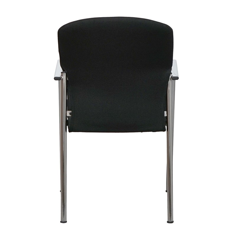 Silla Confidente en Tela Negra MM1725 - Montiel