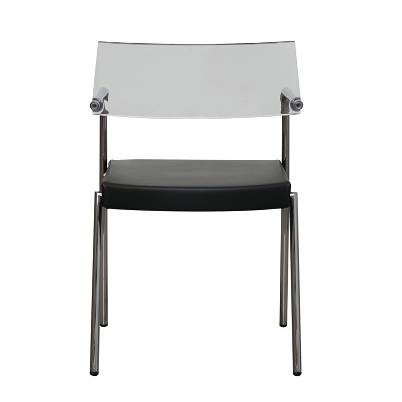 Silla Confidente Respaldo Transparente MM1728 - Montiel