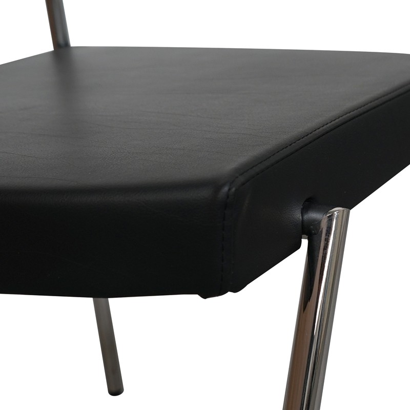 Silla Confidente Respaldo Transparente MM1728 - Montiel