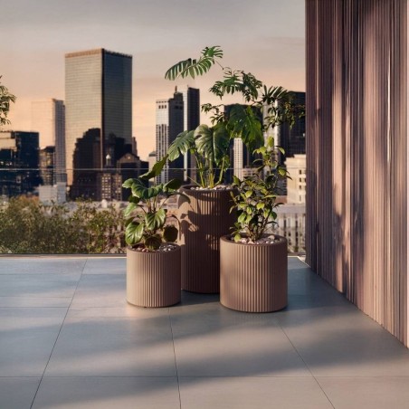 Macetero Lounge Cilíndrico Gatsby de Vondom - Montiel