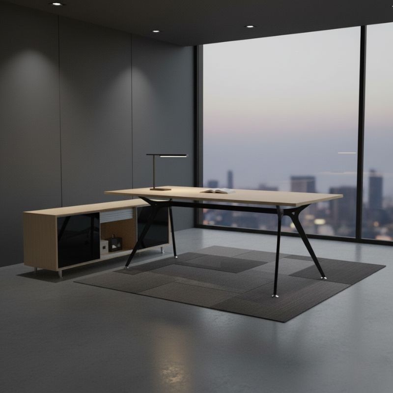 Mesa de Dirección con apoyo en Block ARKITEK | Montiel